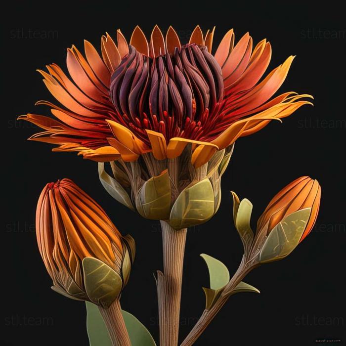 3D model Caillardia dilatata (STL)